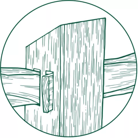 De Sutter Naturally | Houten, landelijke omheiningen | Ontdek Post & Rail Modern: duurzaam en solide Robinia| Landelijke uitstraling met vierkante palen